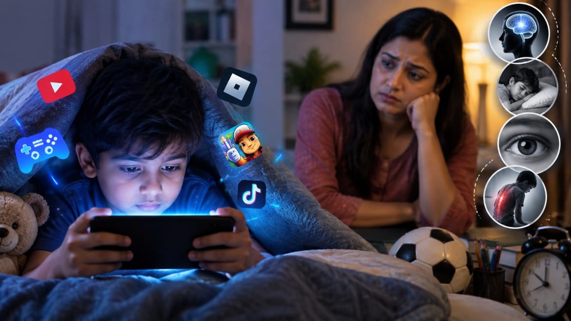 बच्चा मोबाइल नहीं चला रहा… मोबाइल बच्चे को चला रहा है?