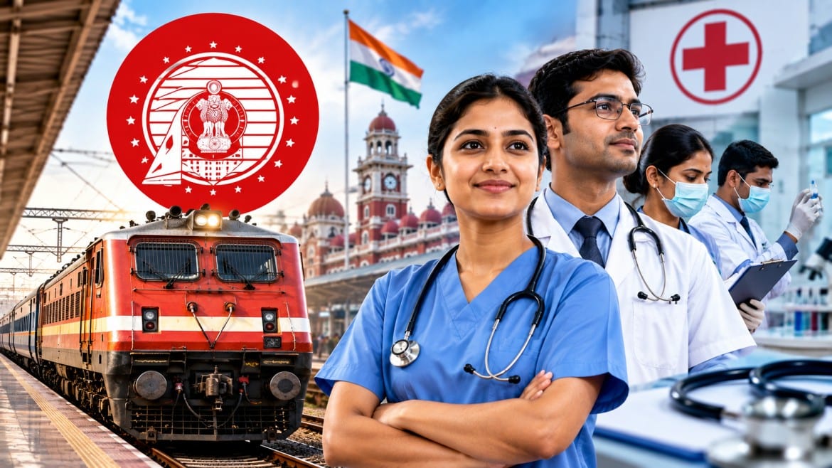 रेलवे में पैरामेडिकल के 590 पदों पर भर्ती