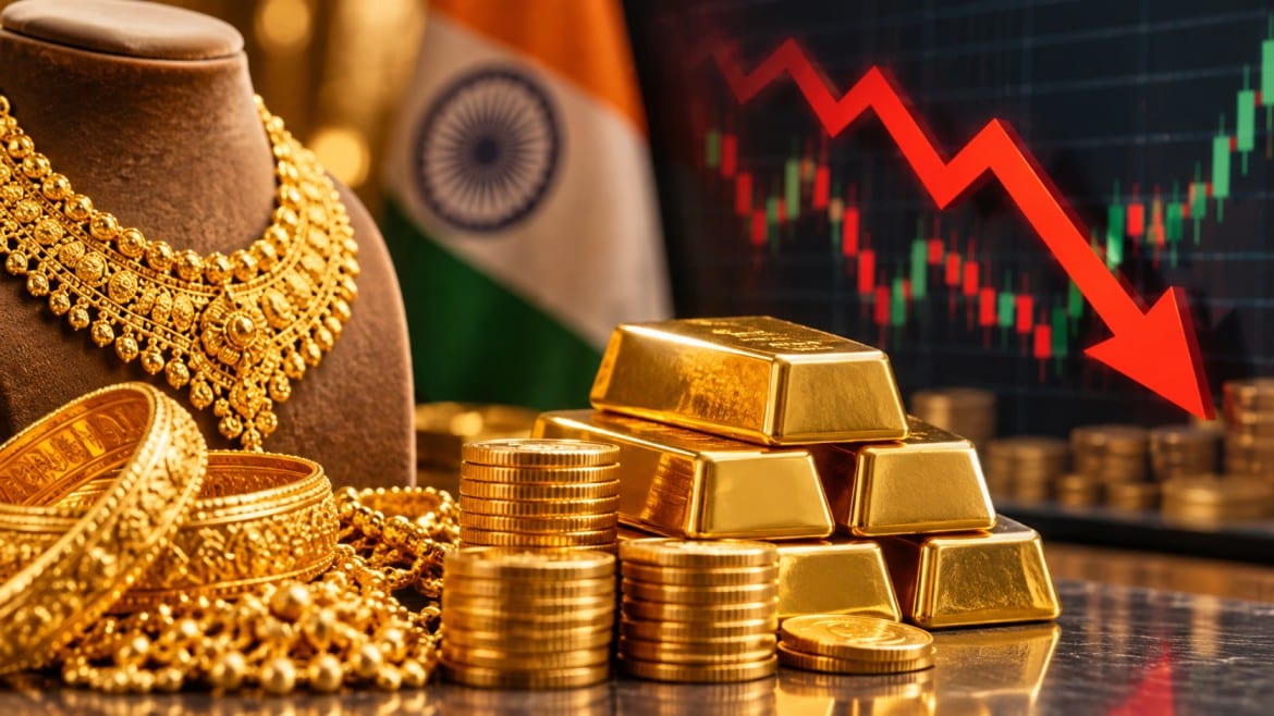 सोने के भाव में गिरावट