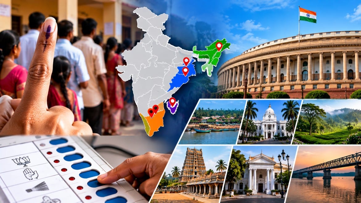 6 सीटों पर उपचुनाव की वोटिंग आज, नंदीग्राम से नगांव तक सियासी मुकाबला!