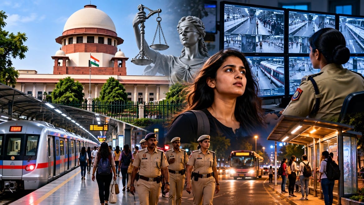 महिलाएं रात 11 बजे भी सुरक्षित महसूस करें”: दिल्ली-NCR में SC सख्त, पुलिस को बढ़ानी होगी निगरानी