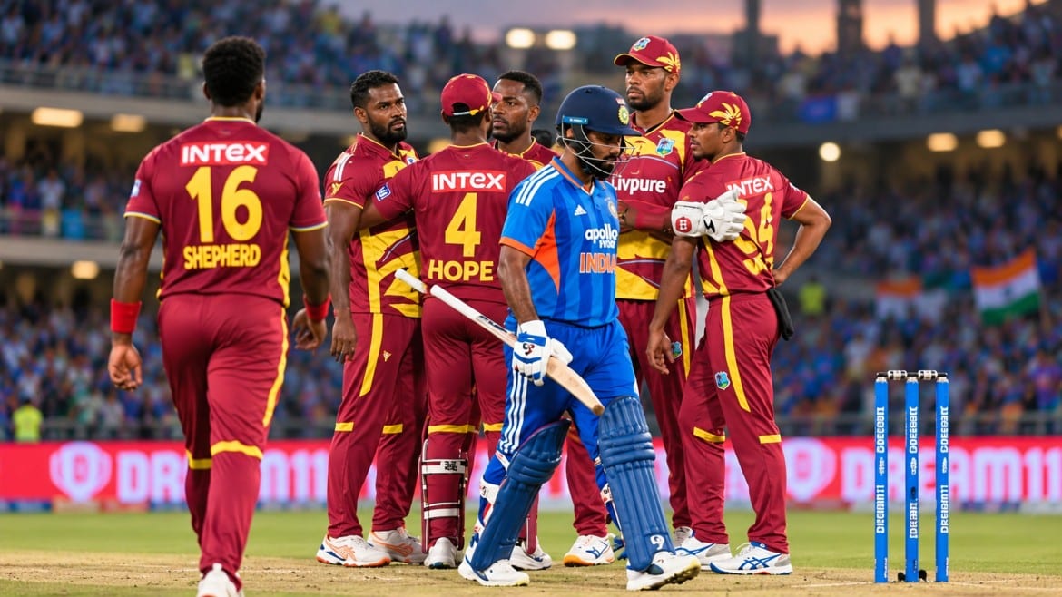 भारत को चौथे T20 में वेस्टइंडीज ने हराया, सीरीज 2-2 से बराबर